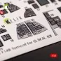 F-14B Tomcat interior 3D decals for GWH kit, 1/48 - Kelik K48066