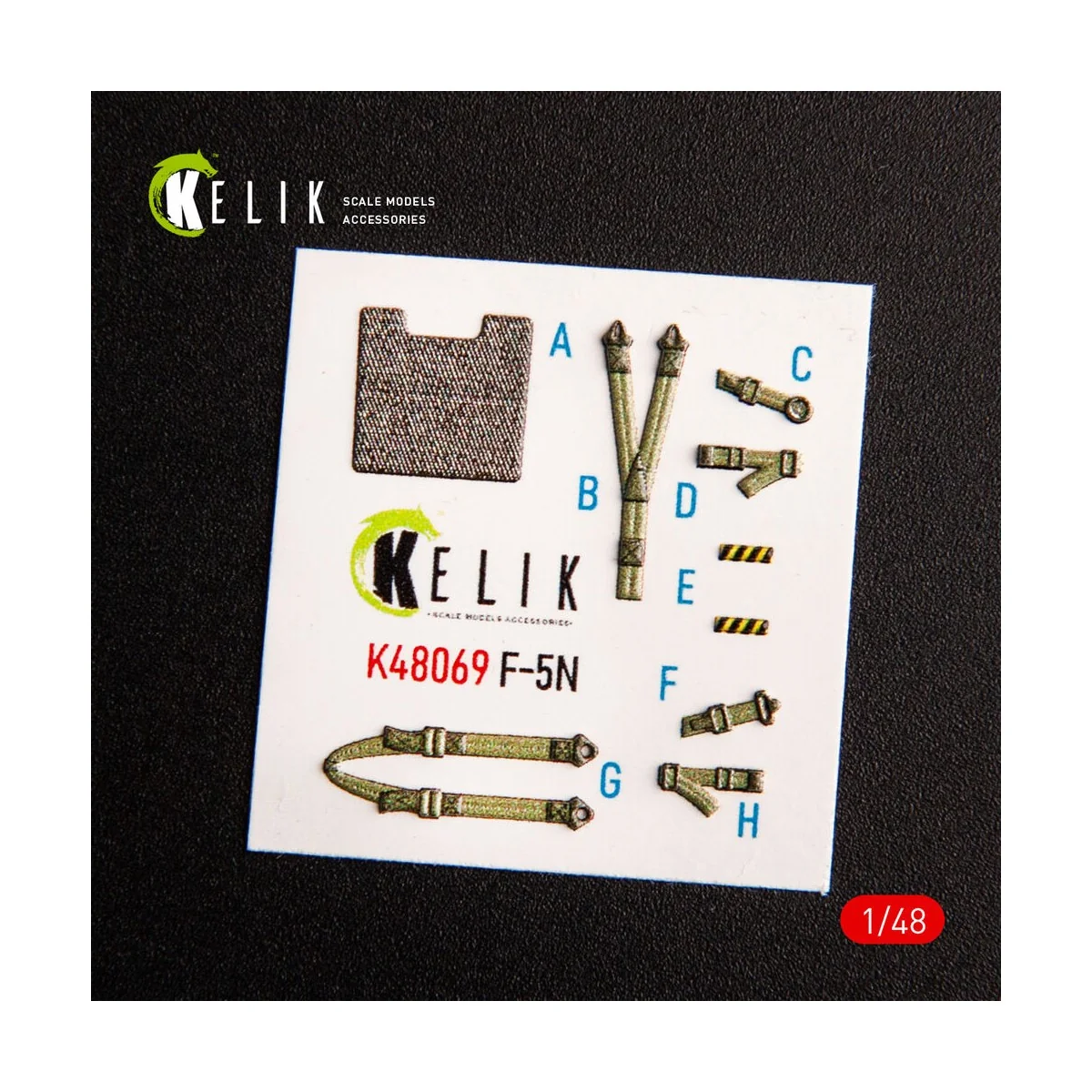 F-5N interior 3D decals for AFV Club kit, 1/48 - Kelik K48069