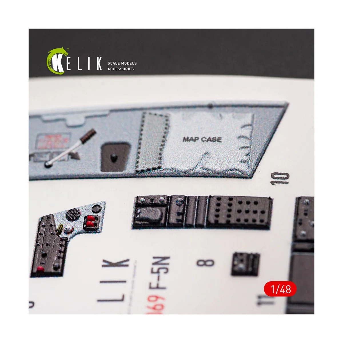 F-5N interior 3D decals for AFV Club kit, 1/48 - Kelik K48069
