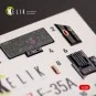 F-35A interior 3D decals for Tamiya kit, 1/48 - Kelik K48067