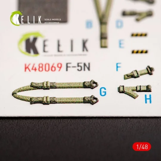 F-5N interior 3D decals for AFV Club kit, 1/48 - Kelik K48069
