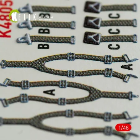 P-61B 'Black Widow' interior 3D decals for GWH kit, 1/48 - Kelik K4...