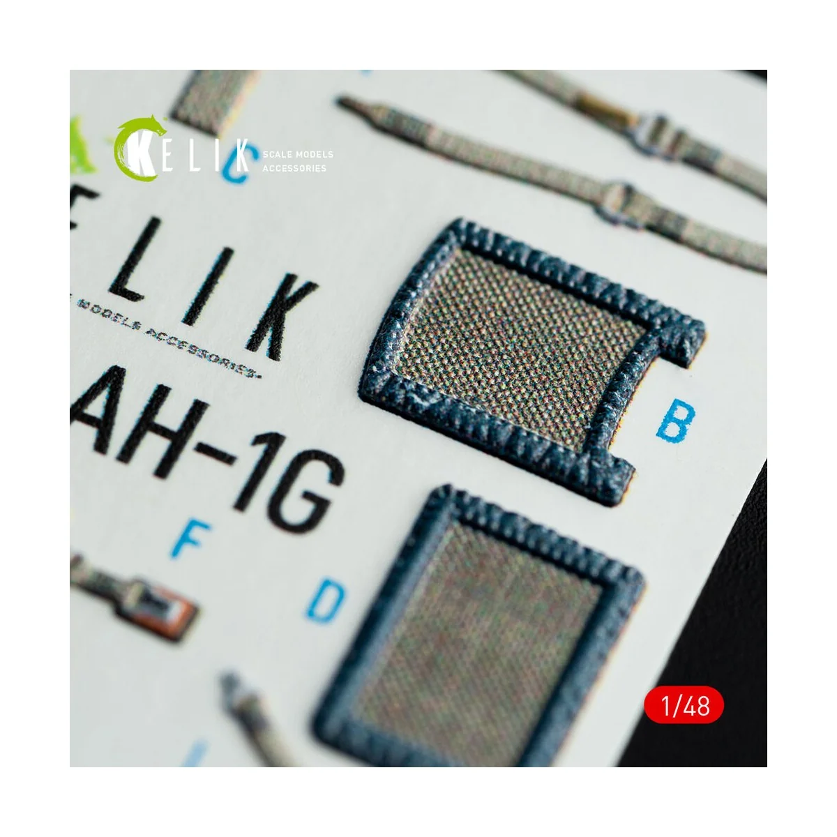 AH-1G interior 3D decals forICM/SpecialHobby kit, 1/48 - Kelik K48071