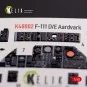 F-111 D/E Aardvark interior 3D decals for HobbyBoss kit, 1/48 - Kel...