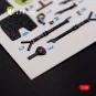 F-111 D/E Aardvark interior 3D decals for HobbyBoss kit, 1/48 - Kel...