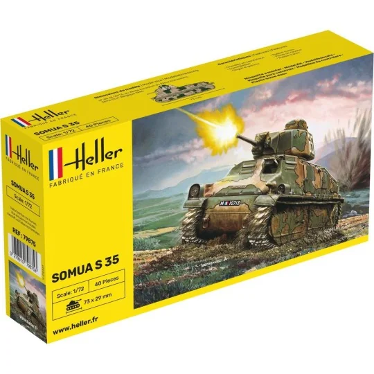 Somua S35, 1/72 - Heller 79875 Somua S35, 1/72 - Heller 79875