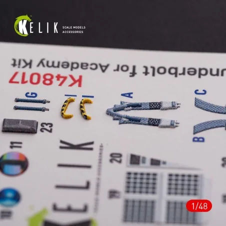 A-10C Thunderbolt interior 3D decals for Academy kit, 1/48 - Kelik ...