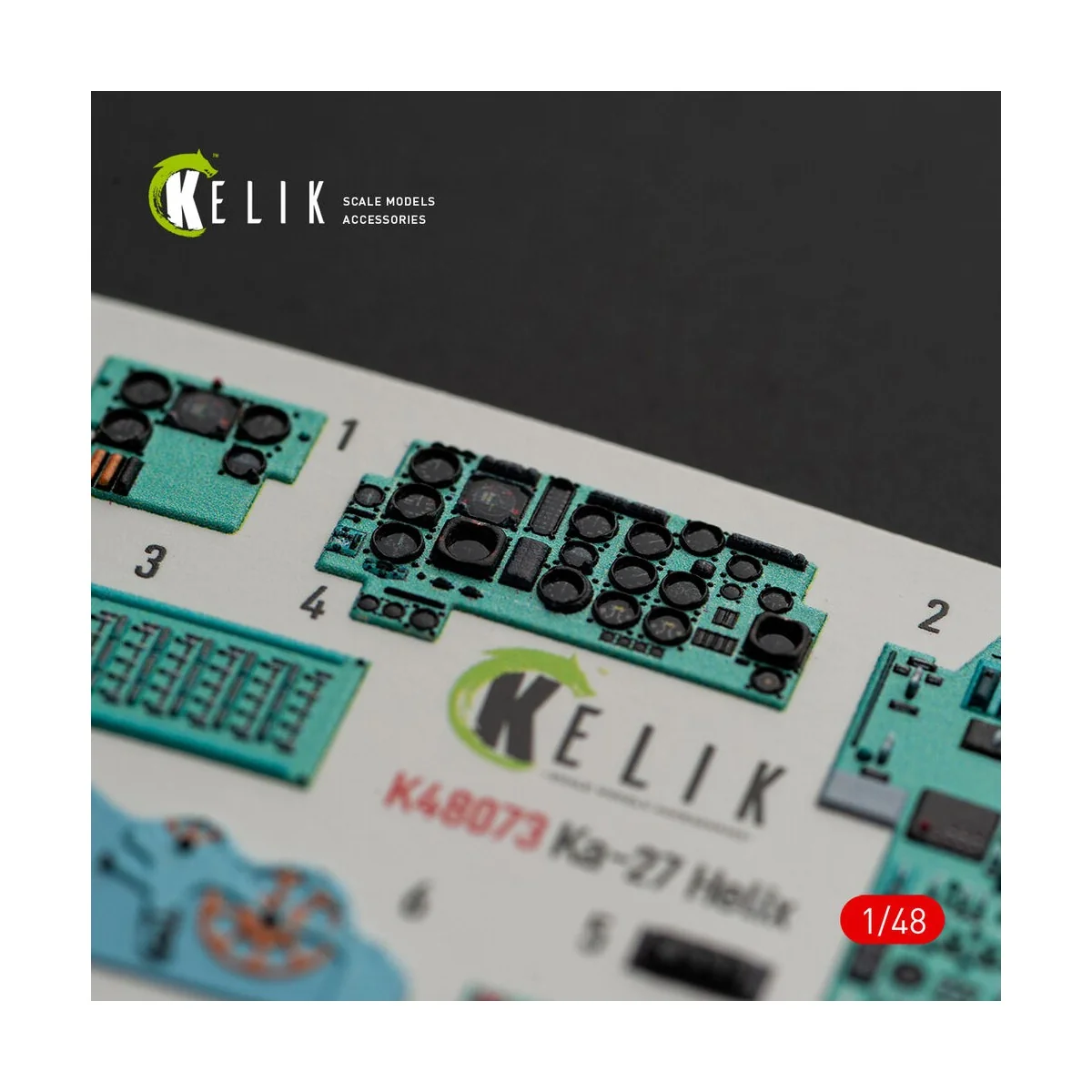 Ka-27 Helix interior 3D decals for HobbyBoss kit, 1/48 - Kelik K48073