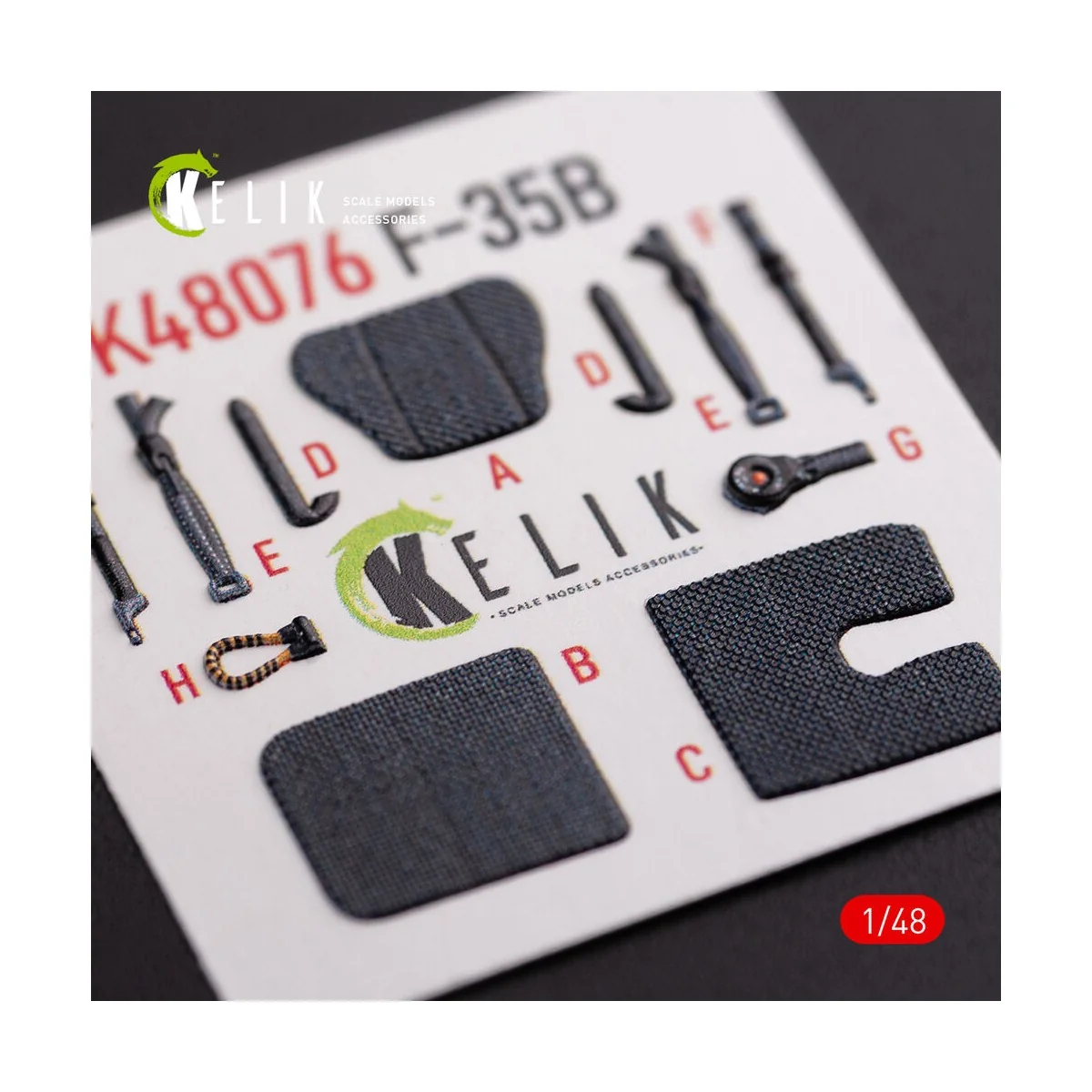 F-35B interior 3D decals for Tamiya kit, 1/48 - Kelik K48076