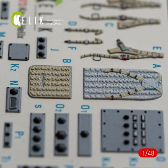 Ka-27 Helix interior 3D decals for HobbyBoss kit, 1/48 - Kelik K48073