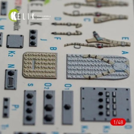 Ka-27 Helix interior 3D decals for HobbyBoss kit, 1/48 - Kelik K48073