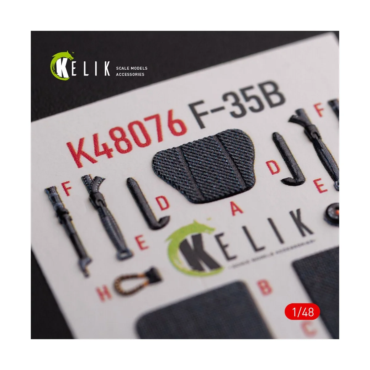 F-35B interior 3D decals for Tamiya kit, 1/48 - Kelik K48076