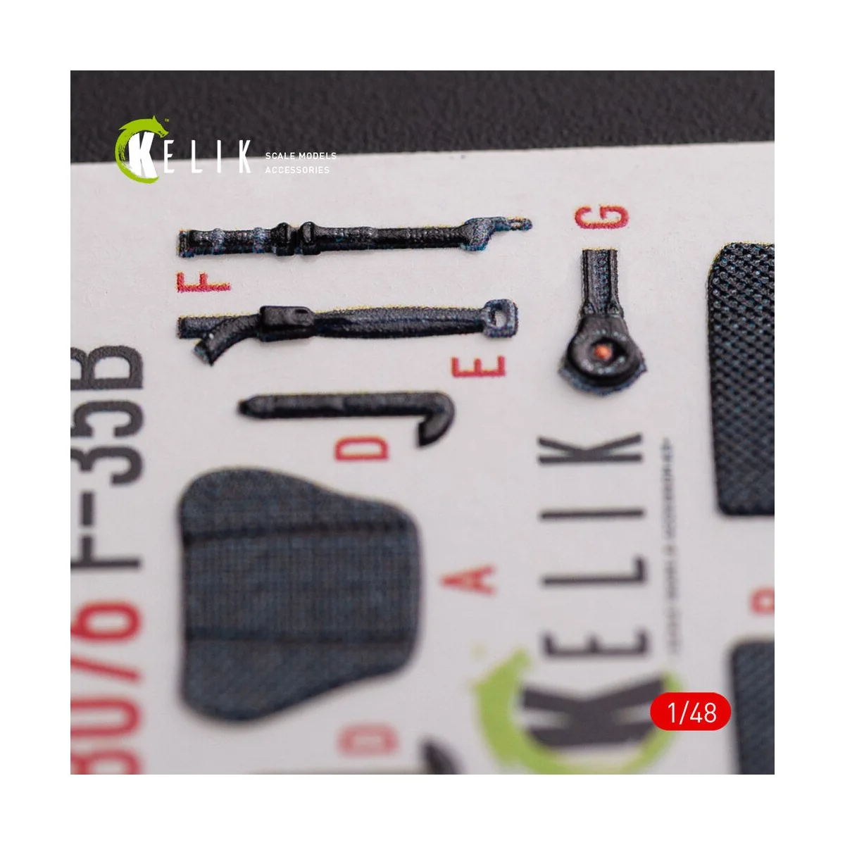 F-35B interior 3D decals for Tamiya kit, 1/48 - Kelik K48076