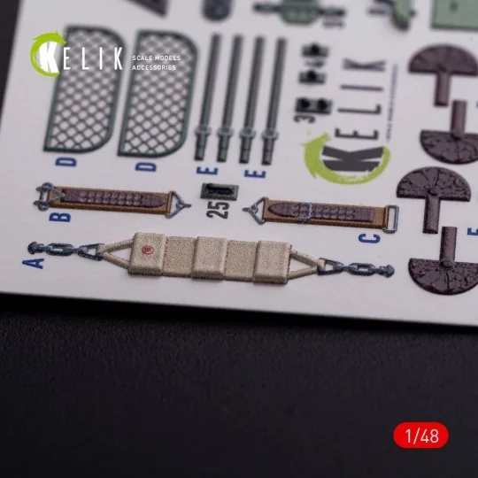 Ki-51 Sonia interior 3D decals for WingsyKits kit, 1/48 - Kelik K48077