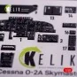 O-2A Skymaster interior 3D decals green decoration type for ICM kit...