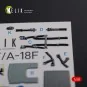 F/A-18F Super Hornet interior 3D decals for MENG kit, 1/48 - Kelik ...