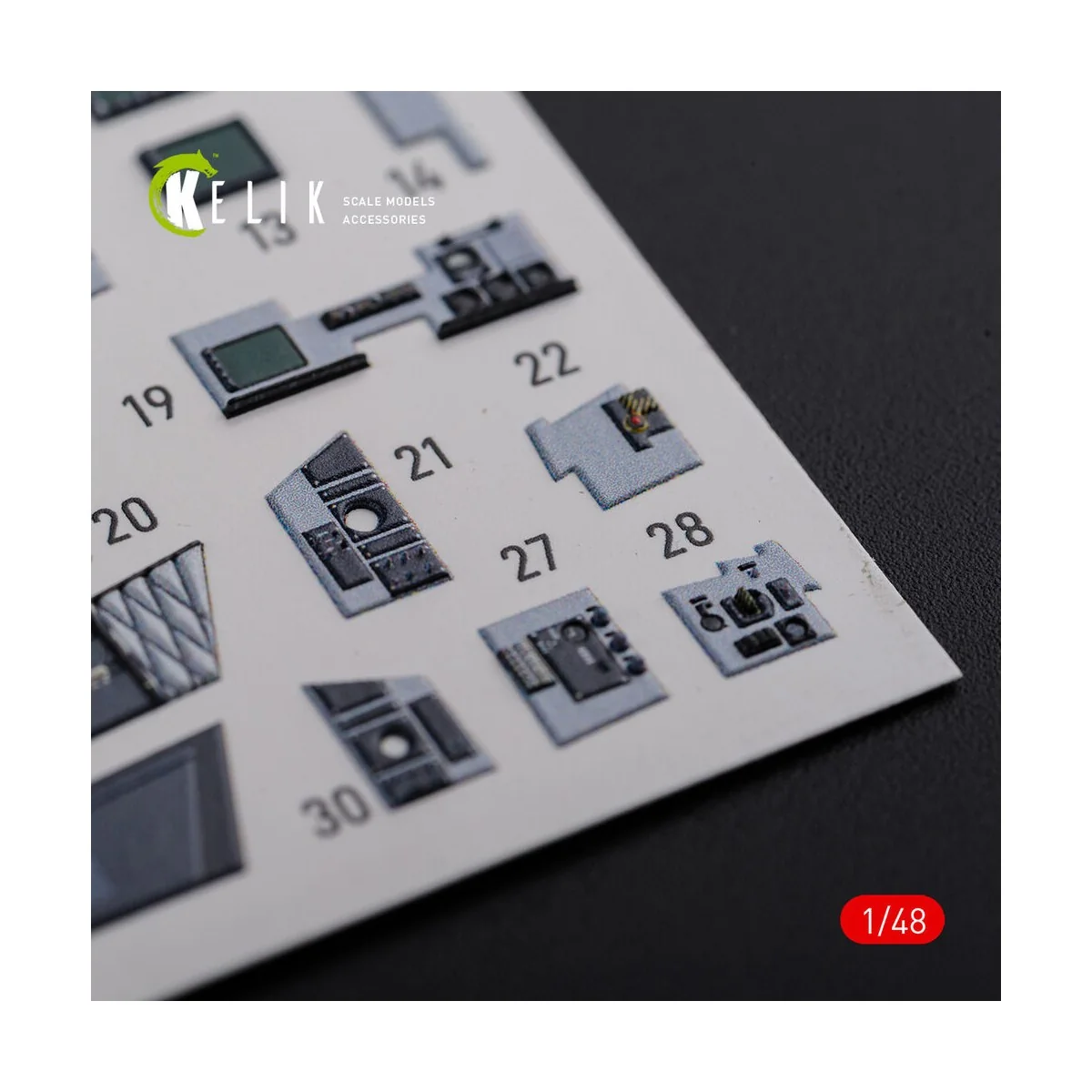 F/A-18F Super Hornet interior 3D decals for MENG kit, 1/48 - Kelik ...
