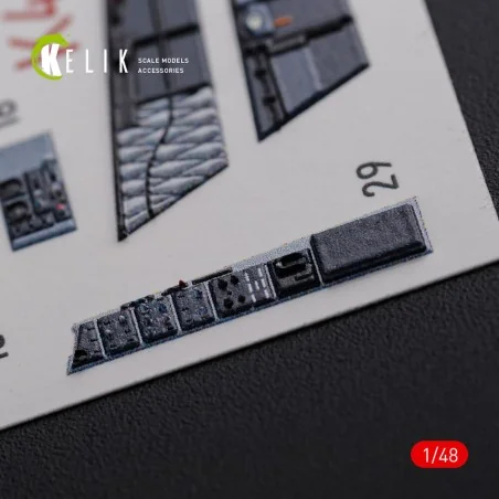 F/A-18F Super Hornet interior 3D decals for MENG kit, 1/48 - Kelik ...