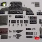 SBD-2 Dauntless interior 3D decals for Academy kit, 1/48 - Kelik K4...