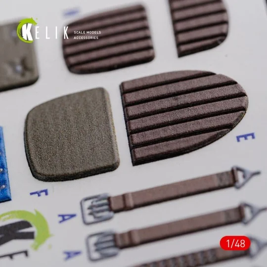 KI-21 interior 3D decals for ICM kit, 1/48 - Kelik K48085