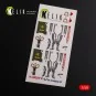 F-4J Phantom II interior 3D decals for Academy kit, 1/48 - Kelik K4...