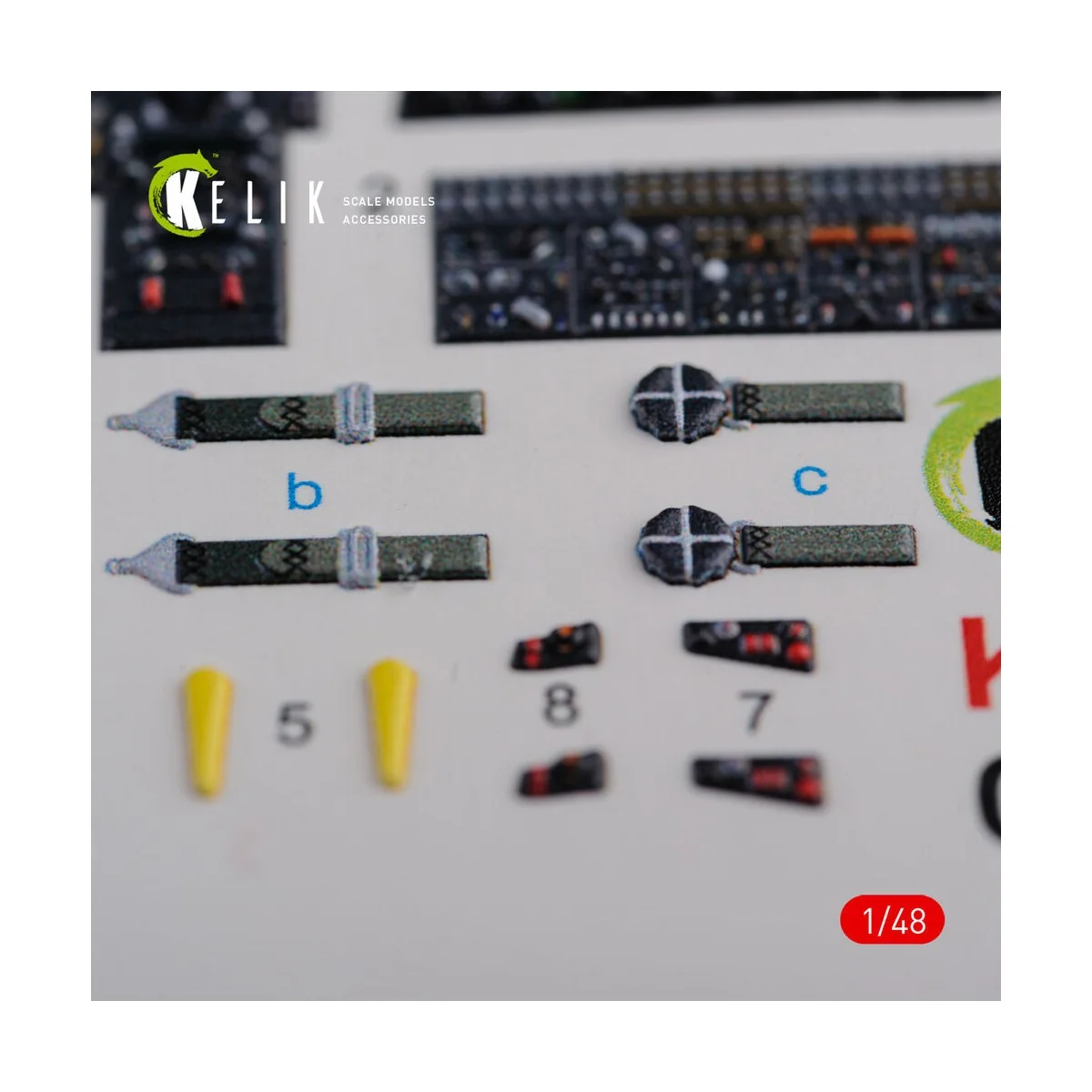 CH-46E interior 3D decals for Academy kit, 1/48 - Kelik K48090