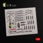 CH-46E Cargo compartment interior 3D decals for Academy kit, 1/48 -...