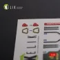 F-4J Phantom II interior 3D decals for Academy kit, 1/48 - Kelik K4...