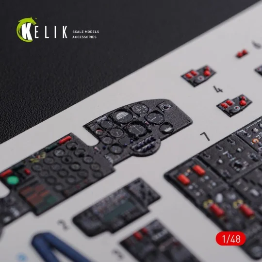 CH-47F interior 3D decals for Italeri kit, 1/48 - Kelik K48093