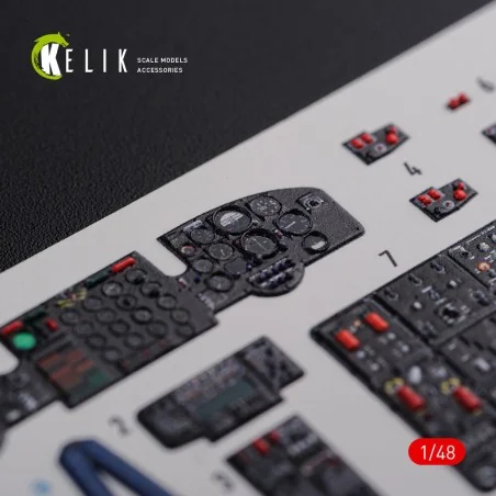 CH-47F interior 3D decals for Italeri kit, 1/48 - Kelik K48093