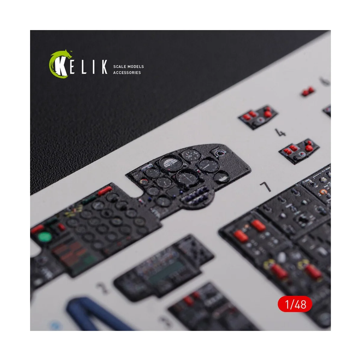 CH-47F interior 3D decals for Italeri kit, 1/48 - Kelik K48093