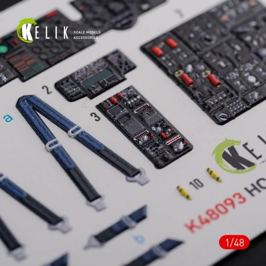 CH-47F interior 3D decals for Italeri kit, 1/48 - Kelik K48093