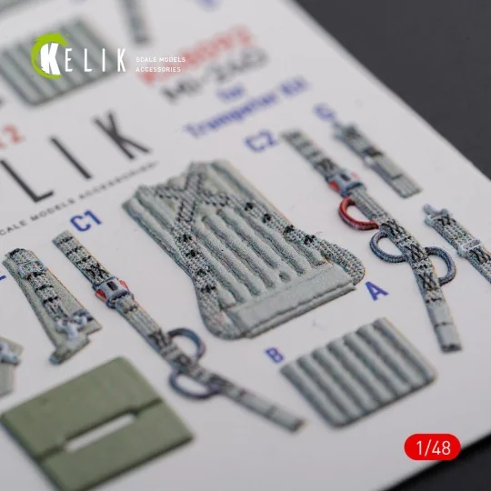 Mi-24D (Hind-D) interior 3D decals for Trumpeter kit, 1/48 - Kelik ...
