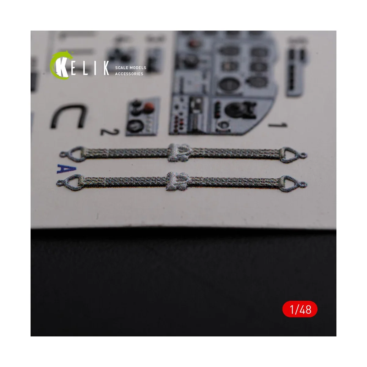 IL-2 Shturmovik interior 3D decals for Tamiya kit, 1/48 - Kelik K48094