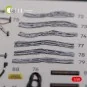 CH-46E Cargo compartment interior 3D decals for Academy kit, 1/48 -...