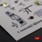 IL-2 Shturmovik interior 3D decals for Tamiya kit, 1/48 - Kelik K48094