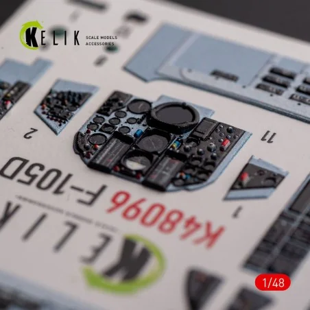 F-105D Thunderchief - interior 3D decals for HobbyBoss kit, 1/48 - ...