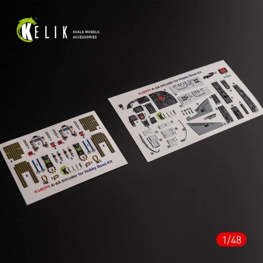 A-6A Intruder - interior 3D decals for HobbyBoss kit, 1/48 - Kelik ...