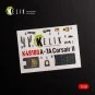 A-7A Corsair II - interior 3D decals for HobbyBoss kit, 1/48 - Keli...