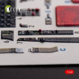 F-86A Sabre - interior 3D decals for ClearProp kit, 1/48 - Kelik K4... 2