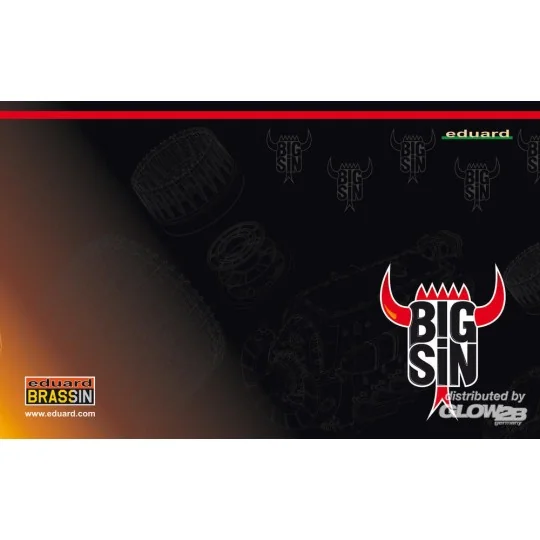 Sopwith Camel Clerget engine, 1/48 - Eduard Accessories SIN64889