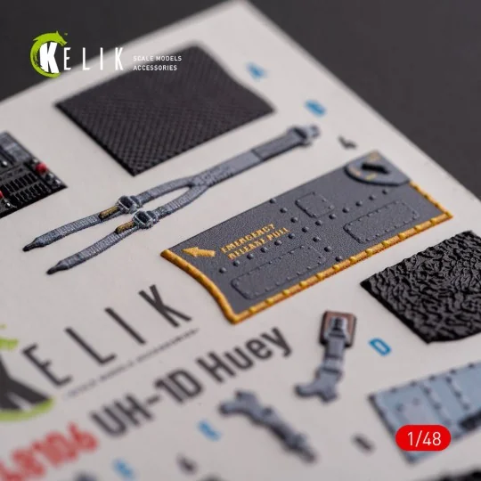 UH-1D Huey - interior 3D decals for Zimi Model/KittyHawk kit, 1/48 ...