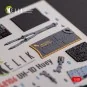 UH-1D Huey - interior 3D decals for Zimi Model/KittyHawk kit, 1/48 ...