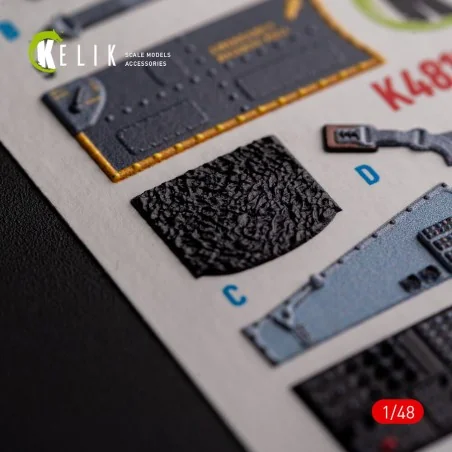 UH-1D Huey - interior 3D decals for Zimi Model/KittyHawk kit, 1/48 ...