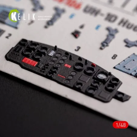 UH-1D Huey - interior 3D decals for Zimi Model/KittyHawk kit, 1/48 ...
