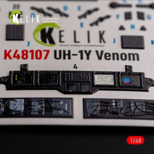 UH-1Y Venom - interior 3D decals for Zimi Model/KittyHawk kit, 1/48...