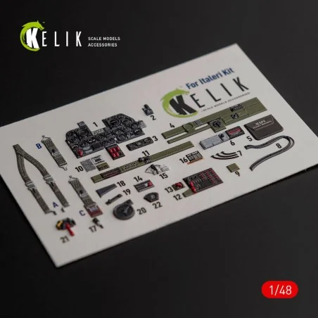 ?-47D Thunderbolt interior 3D decals for Italeri/Academy kit, 1/48 ...