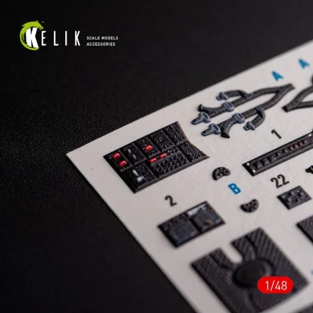 UH-1Y Venom - interior 3D decals for Zimi Model/KittyHawk kit, 1/48...