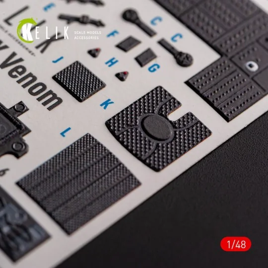UH-1Y Venom - interior 3D decals for Zimi Model/KittyHawk kit, 1/48...