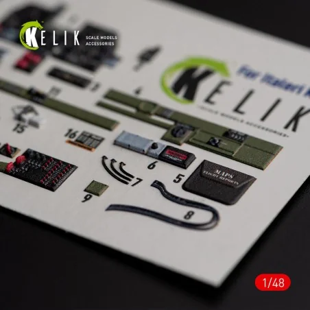 ?-47D Thunderbolt interior 3D decals for Italeri/Academy kit, 1/48 ...